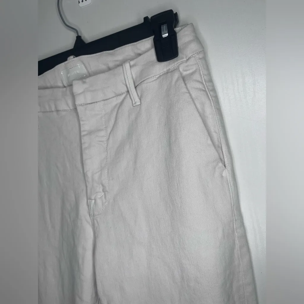 MOTHER Cream Flare Pants - Image 4