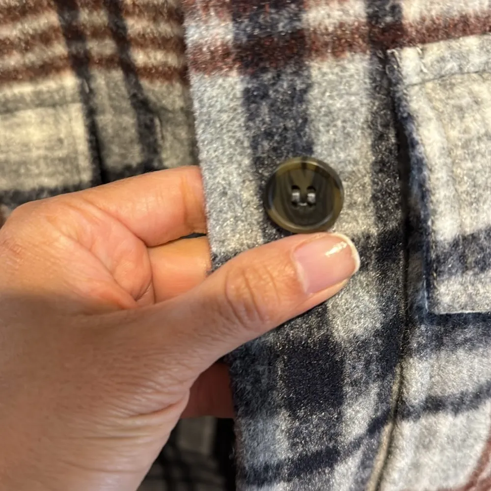 Zara plaid Coat - Image 8