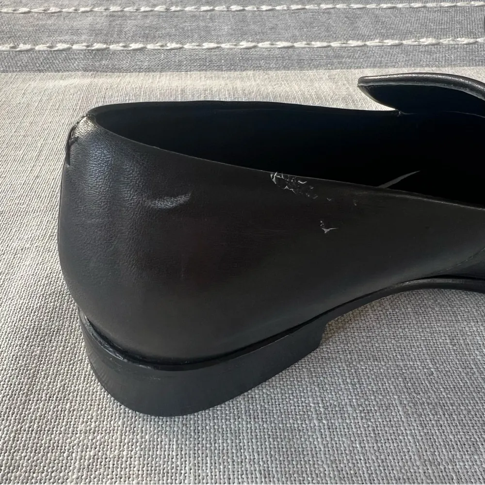 Rag & Bone Black Aslen Chain Bit Loafer Size 37.5 US 7.5 - Image 12