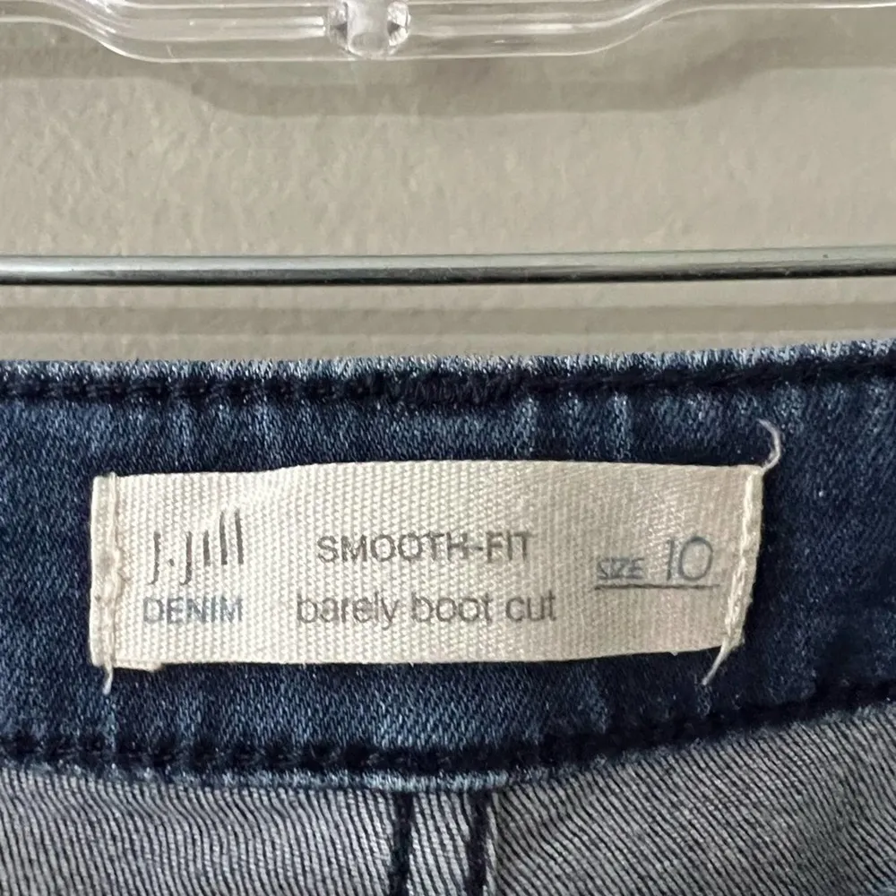 J.Jill  Denim Smooth Fit Barely Boot Cut Jeans Women's size 10 - Image 4