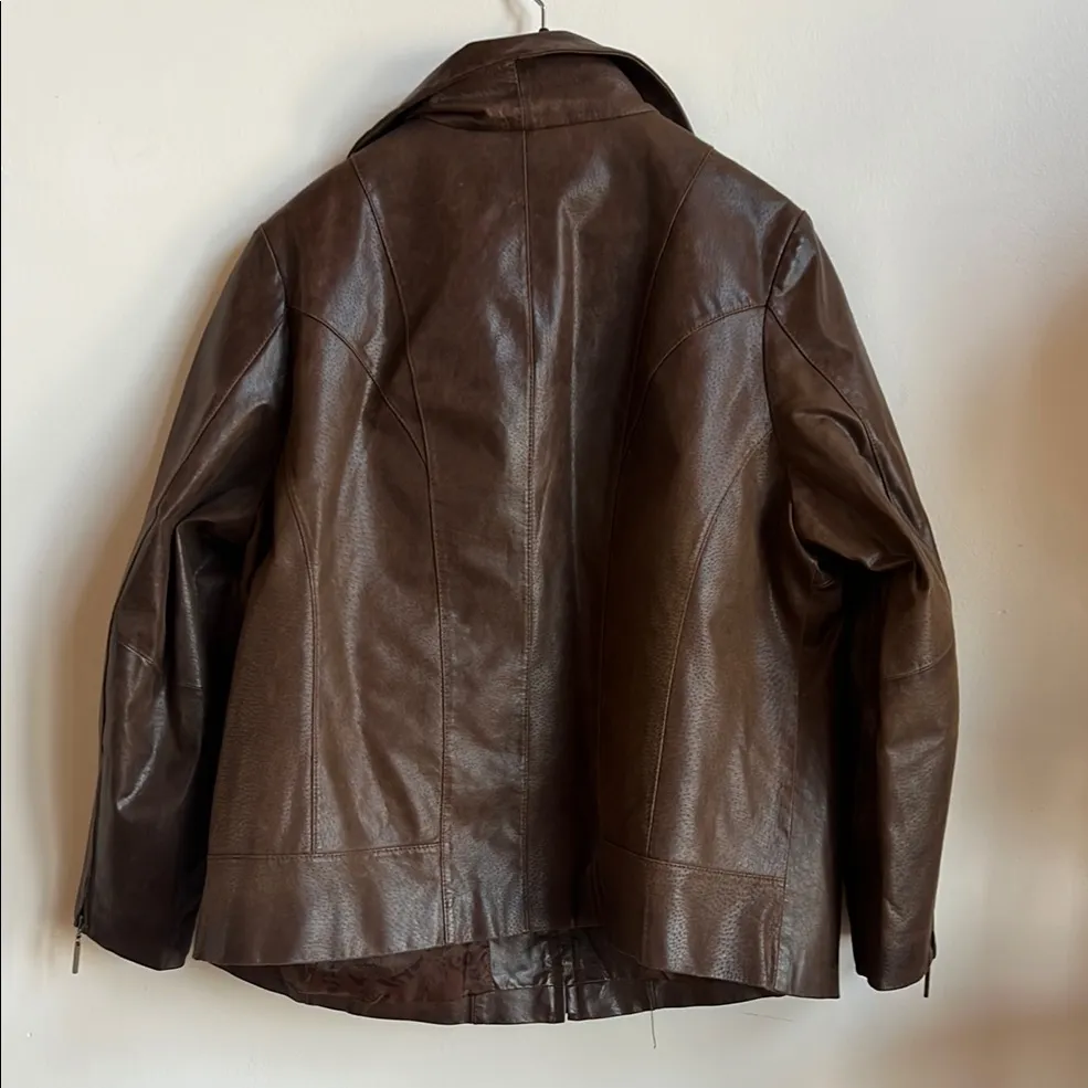 Lane Bryant Leather Jacket - Image 3