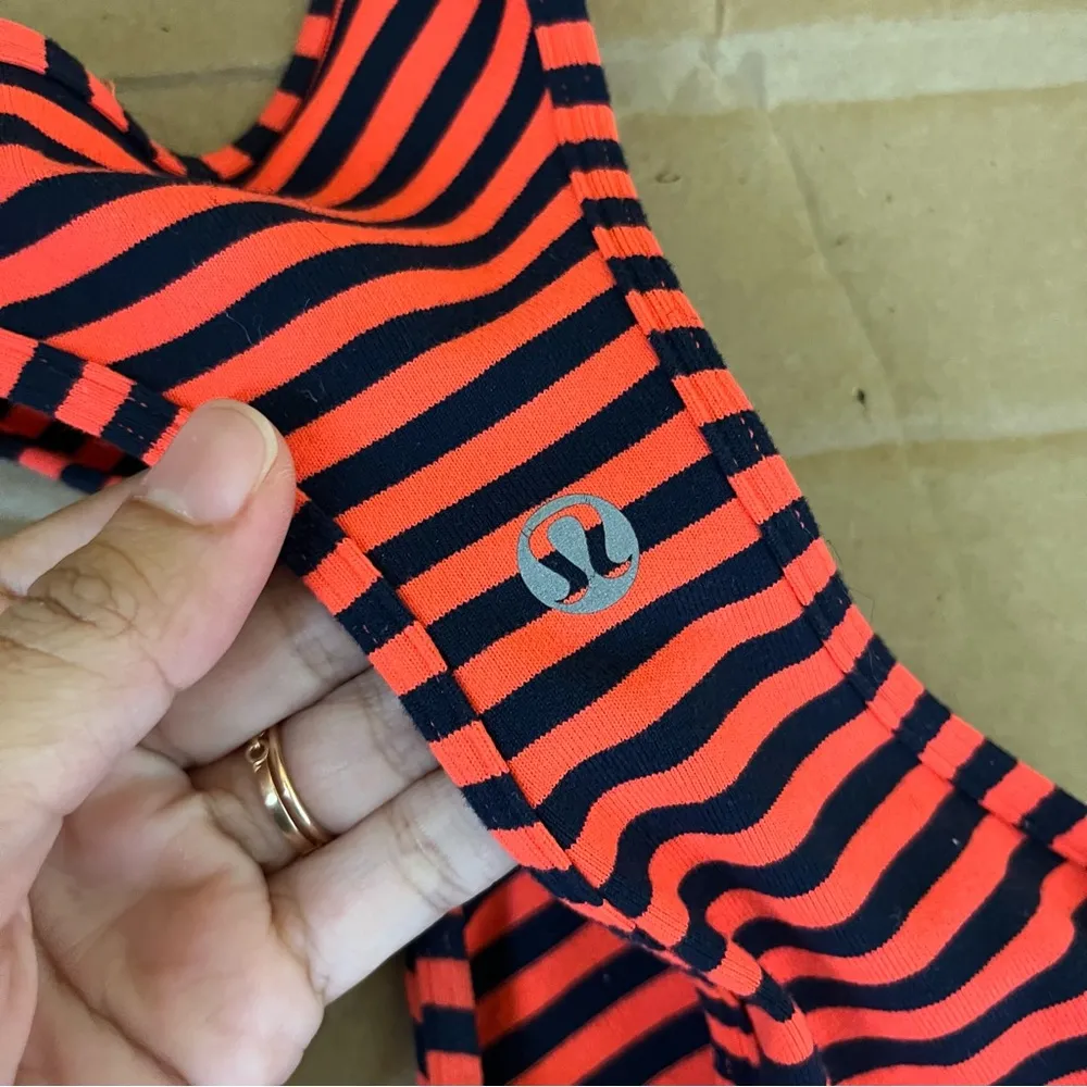 Lululemon Neon Red Racerback Tank Top - Image 7