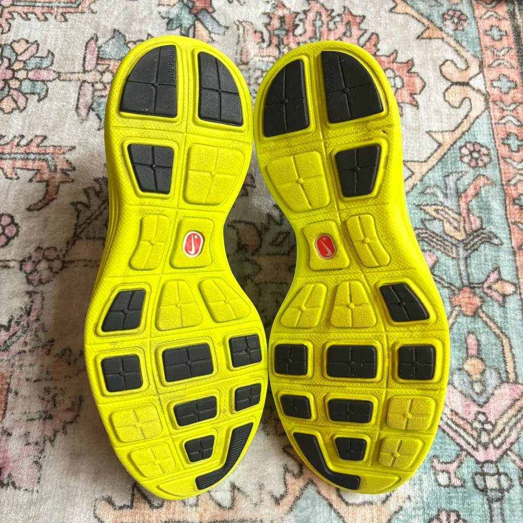 Nike Lunar‎ Montreal+ Running Shoes Women’s size 6 Blue Volt Green MTRL Lunarlon - Image 6