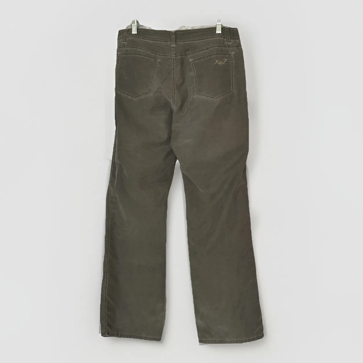 KUHL Dry Stretch Pants Womens 10 Brown Outdoor Hiking Casual Double Knee - Image 4