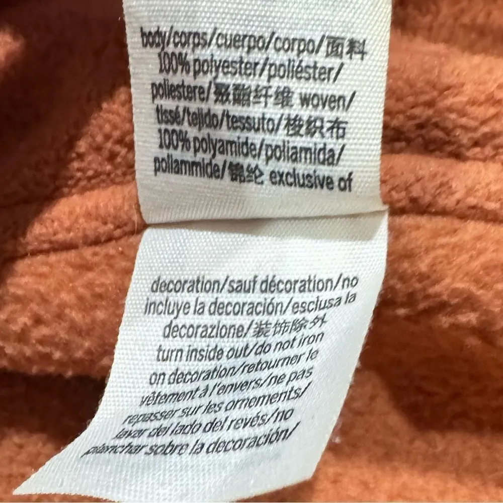 Victoria’s Secret PINK Polar Fleece Jacket Full Zip Chestnut Spice Women’s Large - Image 4