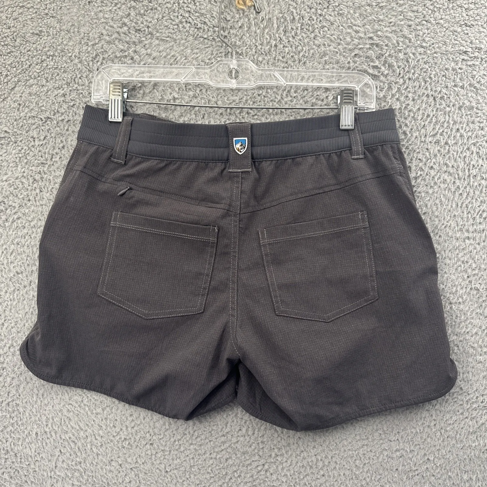 Kuhl Strattus Shorts 4.5" Low Rise Ripstop Gray Outdoor Hiking Travel Women's 6 - Image 2