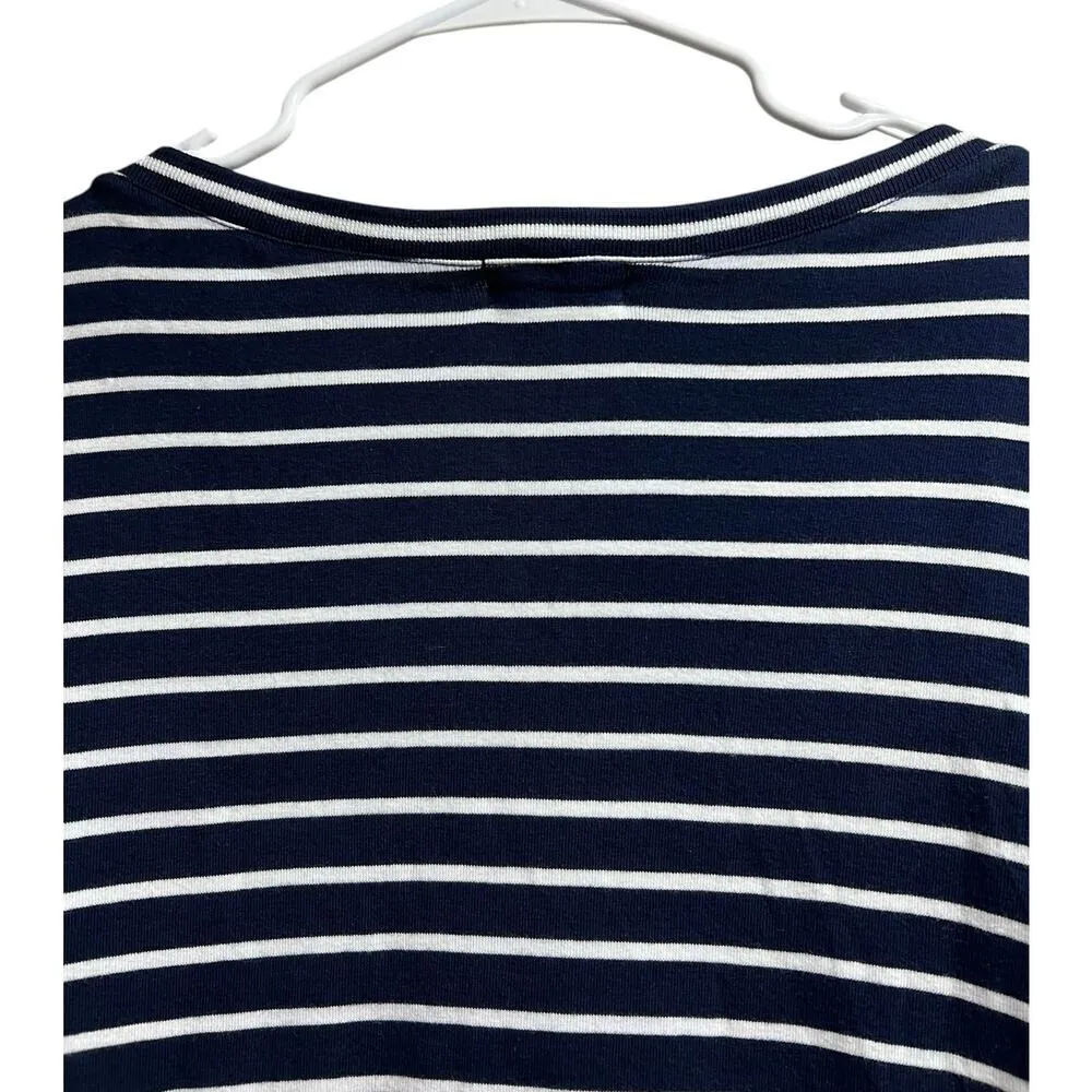 Ralph Lauren LRL Lauren Jeans Co Small Blue White Stripes Cotton Dress - Image 8