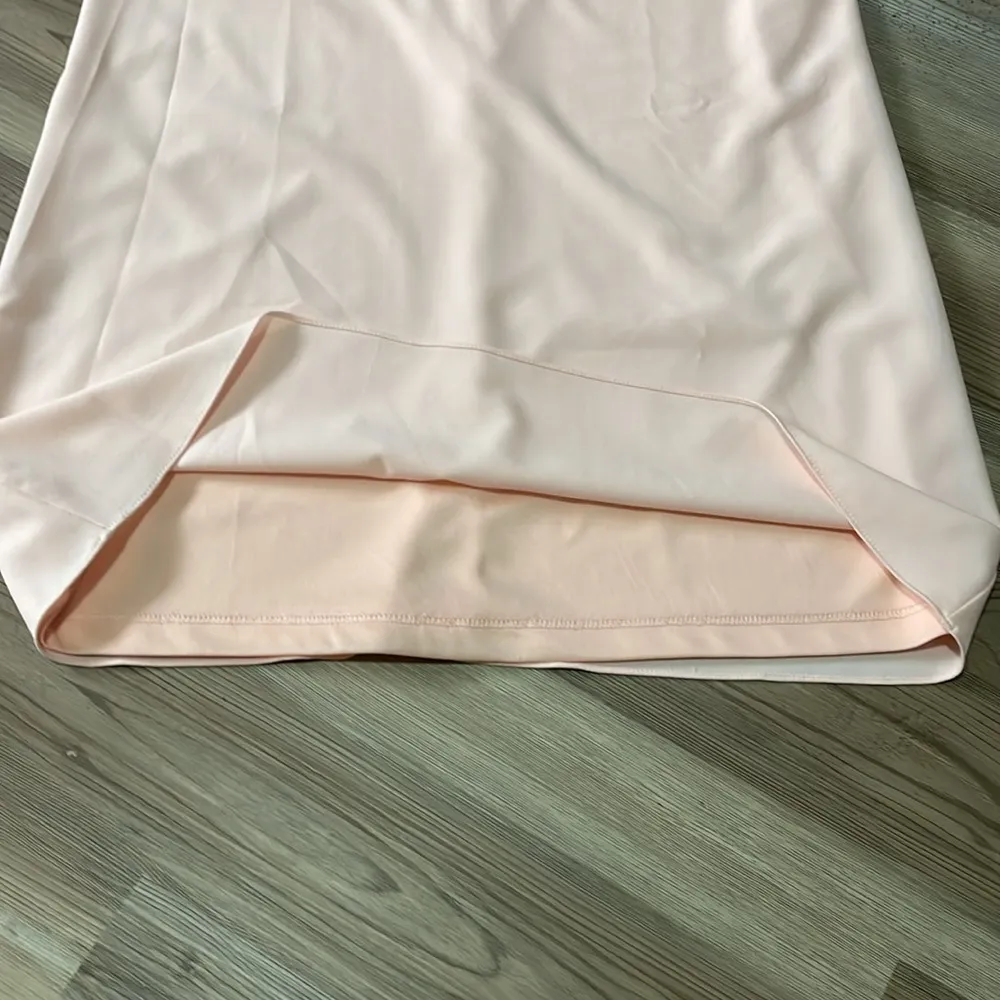 Bar III Women Bell Sleeved Shift Dress Ballet Pink Size L Lined Cocktail Flowy - Image 11