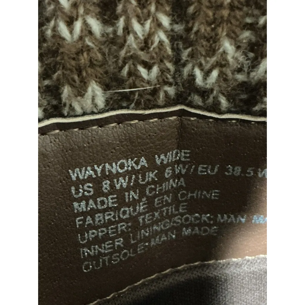 Woman’s Just Fab Waynoka Wide Brown Faux Suede Stacked Winter Boots Size 8w Otk - Image 11