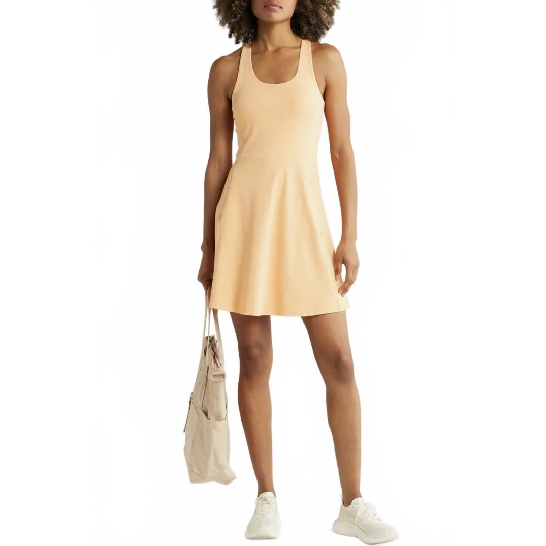 Zella Daybreak Cross Back Tennis Dress Coral Beads NWT XS - Image 2