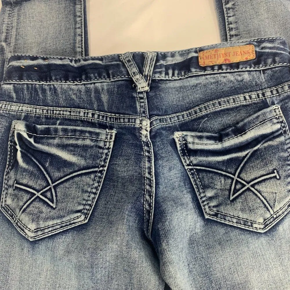 Amethyst Junior Women's Skinny Denim Jeans Size 0 - Image 7