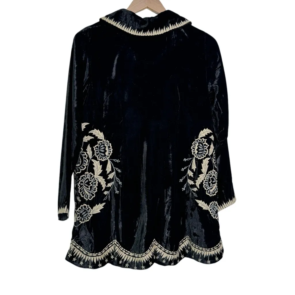 Soft Surroundings Embroidered Velvet Tunic - Image 3