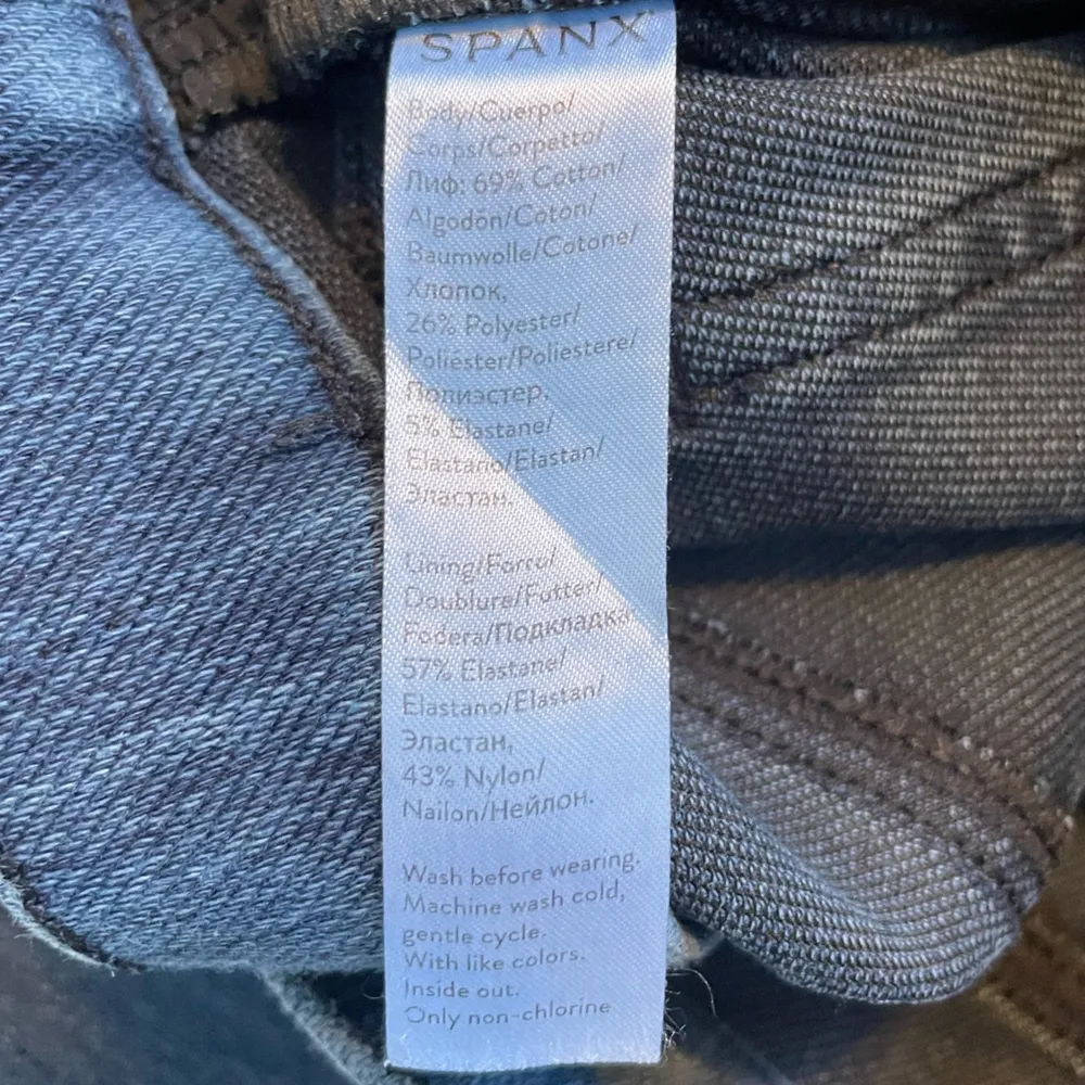 SPANX Jean-ish Ankle Leggings High Rise Skinny Jegging in Twilight Rinse Size M - Image 14