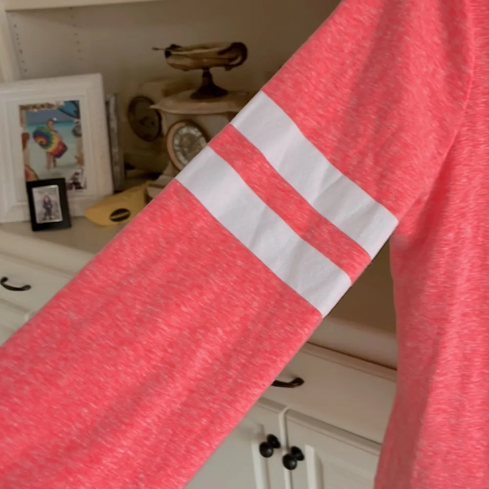 Superman Jacket Bright Coral Comfy Hooded Zip New - Image 9