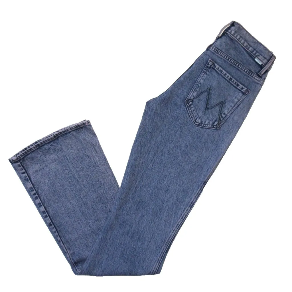 NWT Mother Desperado Heel in Acid Trip Paisley Purple Bootcut Jeans 26 - Image 11