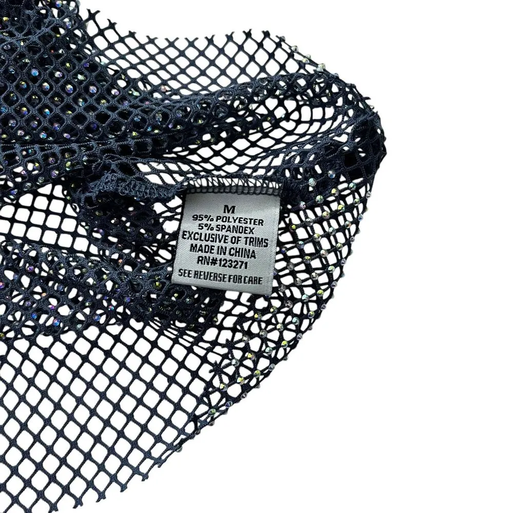 Faded Rose Blue & Gray Rhinestones Studded Tank Top Women Size Medium | 63 - Image 5