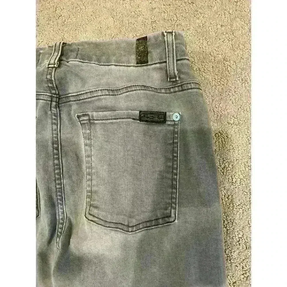 Seven For All Mankind Blair Jeans High Waist Ankle Skinny, size 27 Blue - Image 2