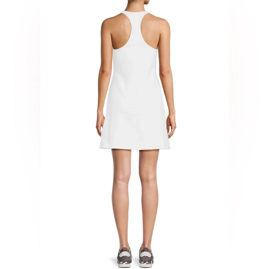 Theory White Ivory Mini Tennis Summer Pique Dress - Image 2