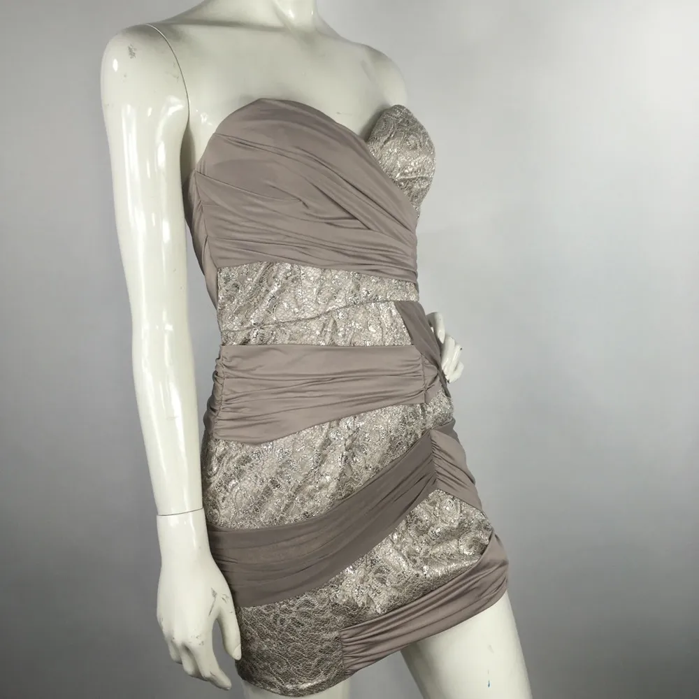 Bebe Strapless Bodycon Dress - Image 12