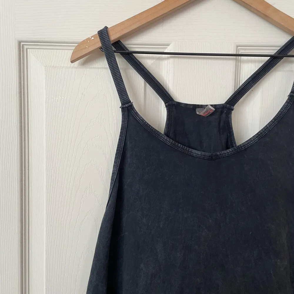 Free people hot shot romper mini dress in grey - Image 5