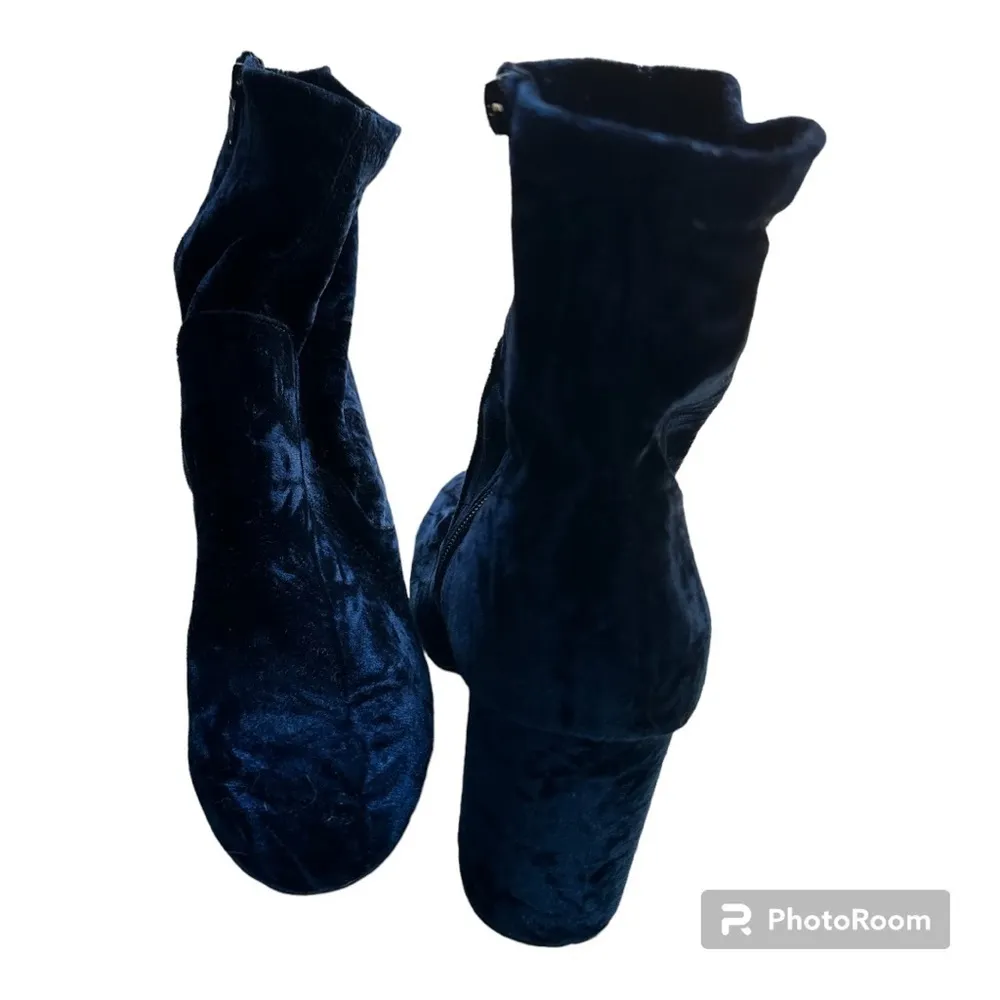 Mossimo Supply Co. Women's Dania Velvet Bootie Boots - Blue - Size 11 - Image 11