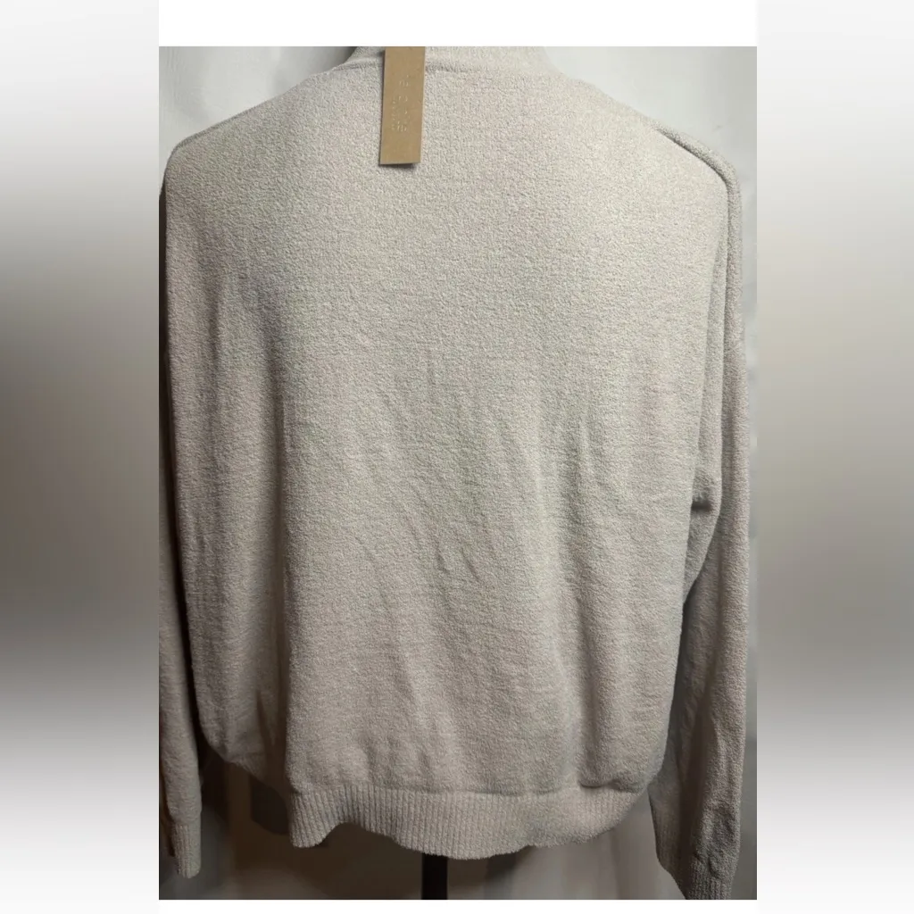 Revolve Hello Nite Soft Cardigan Sweater Loungewear 2 Pkts Medium NWT - Image 4