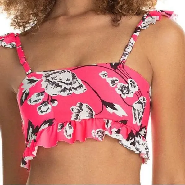 MAAJI FESTIVAL‎ JUGGLER 2 WAY REVERSIBLE BANDEAU BIKINI TOP, Size Small - Image 8
