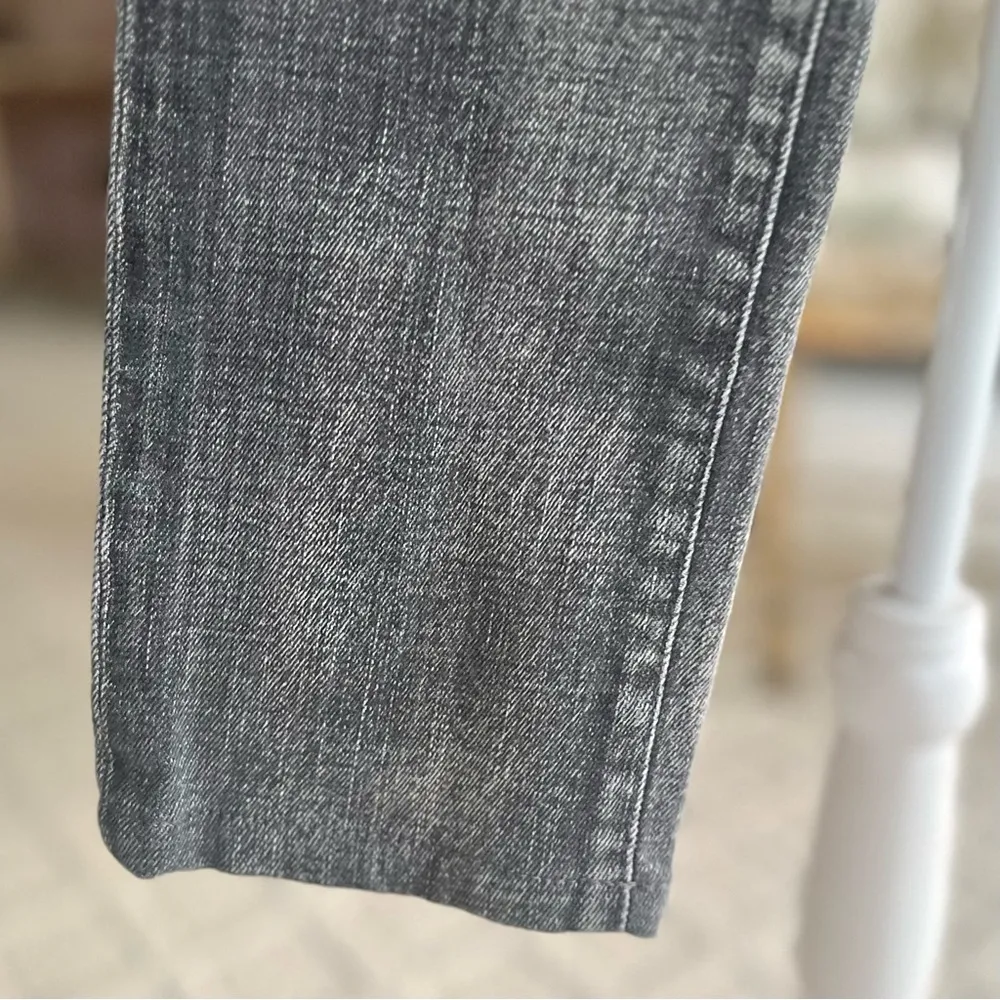 AG Adriano Goldschmied Jeans Grey Distressed Faded Skinny Whisjered 27R 8W5932 - Image 8