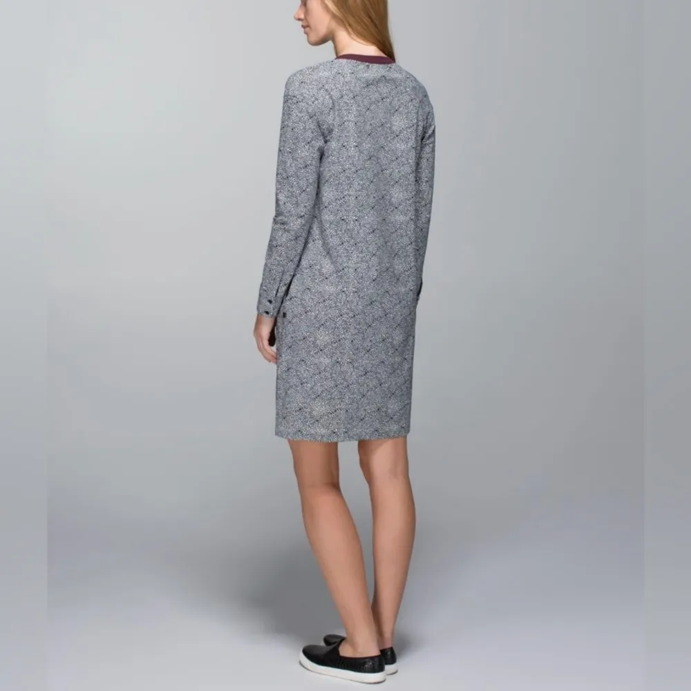 2014 Lululemon Effortless Dress Plush Petal Black Ghost Bordeaux Drama Sz2 Rare - Image 2