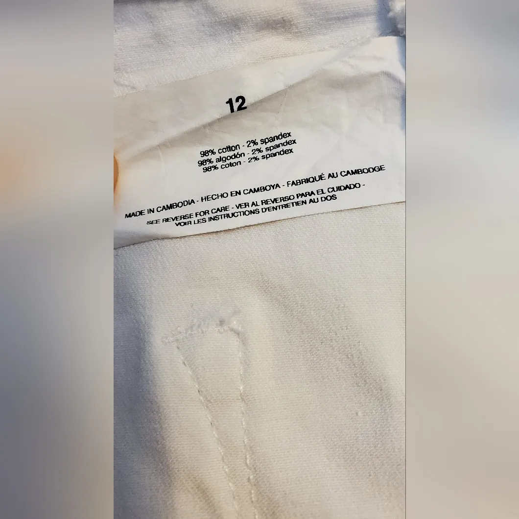 Jessica Simpson Women's White Short Size:12 - Image 7