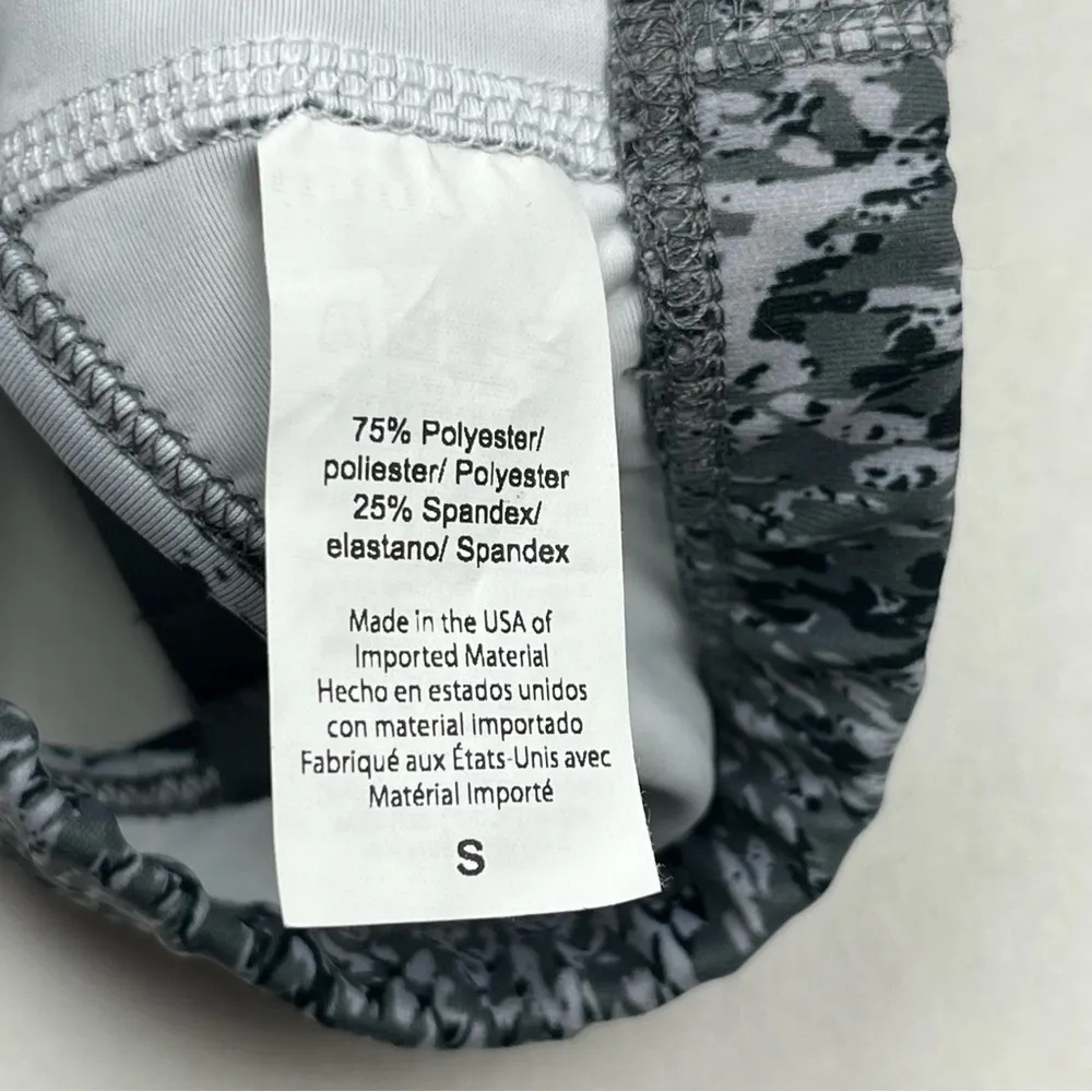 Beyond Yoga Snake Print Womens SZ Small Grey Gray Sports Bra Athletic *TINY FLAW - Image 3