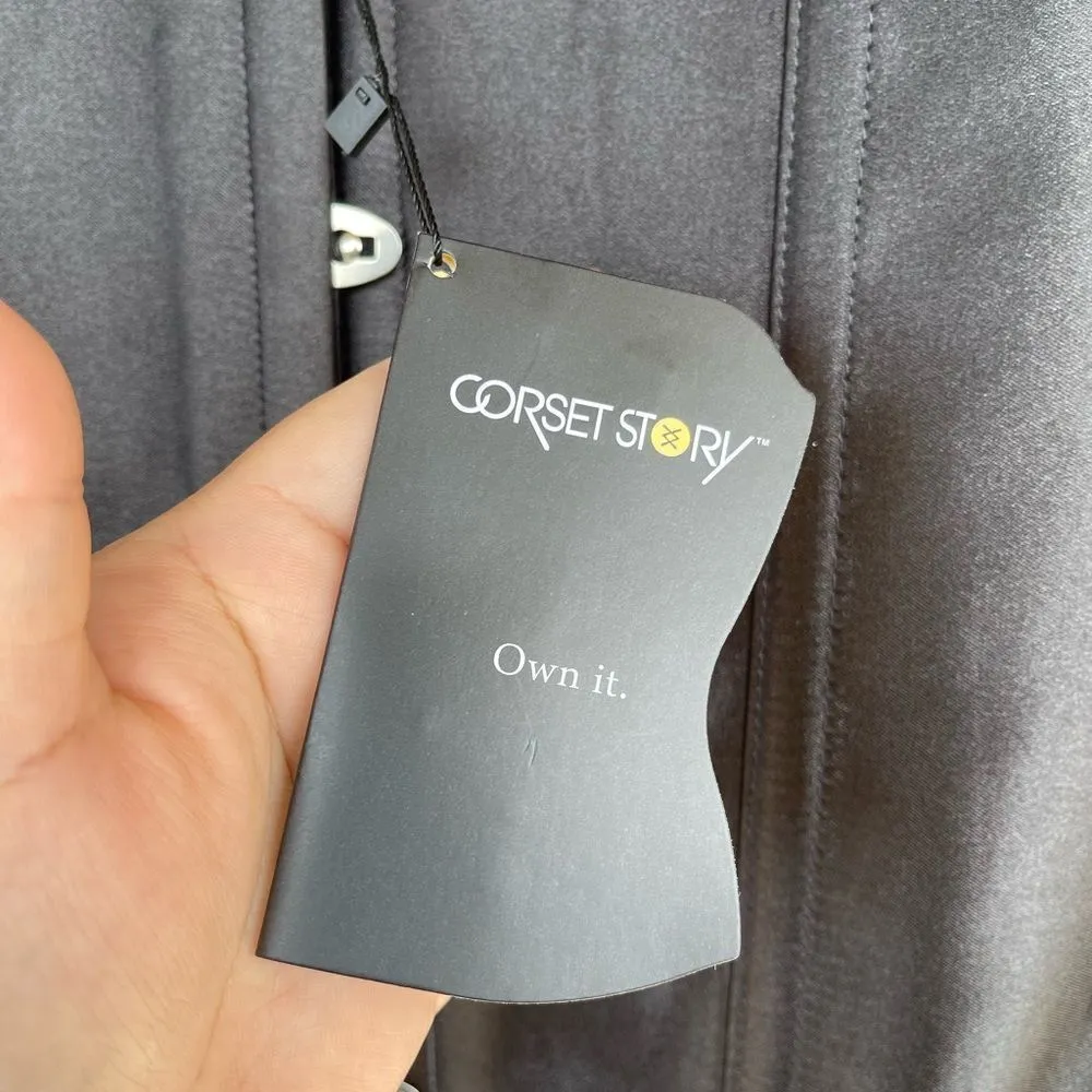 Corset Story | Black High Back Underbust Corset with Straps size 22UK /18US Black - Image 12