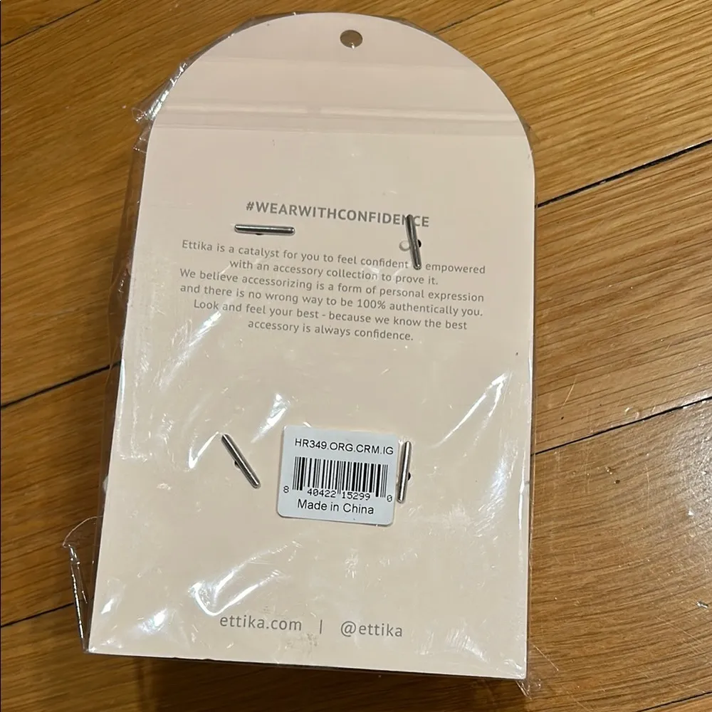 Attila Hair Accessories Claw Clips - Brown and Cream - Image 2