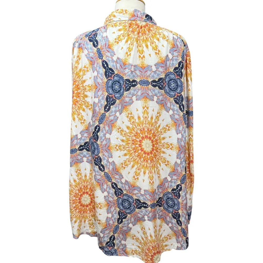 Valerie Stevens Button-Up Shirt XL Multi-Color - Image 5