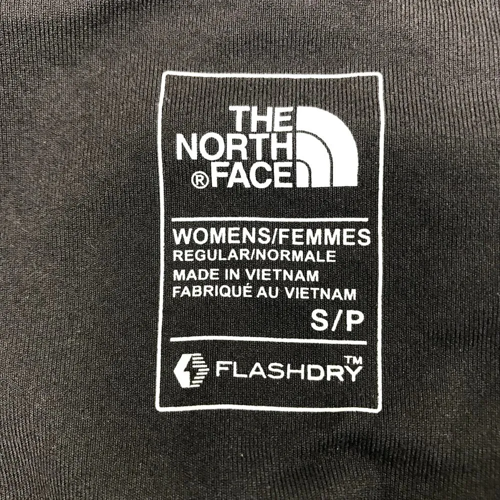 THE NORTH FACE Flash-Dry Crop Leggings Women S Grey/Black Athletic Sporty Travel - Image 11