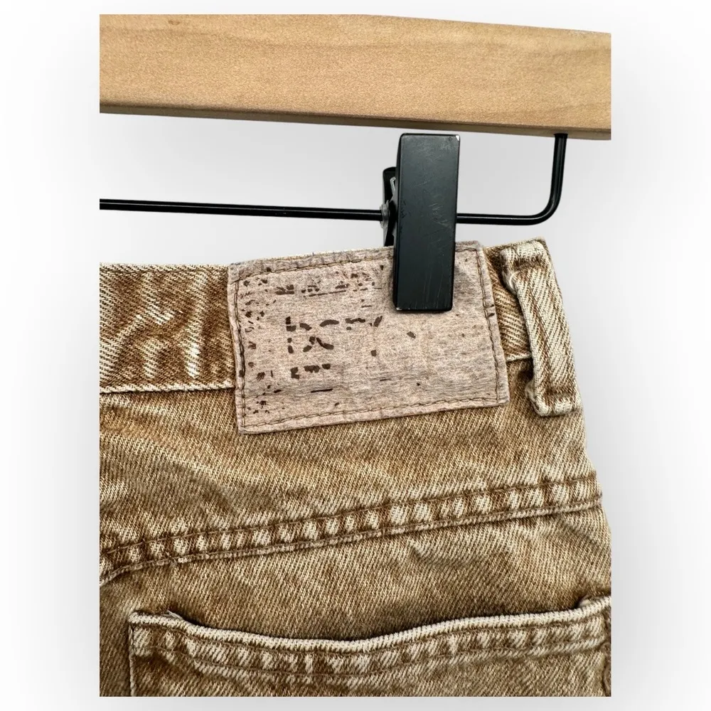 Vintage Bonjour Brown Tan Denim High Waist Straight Leg Jeans Size 4 - Image 6