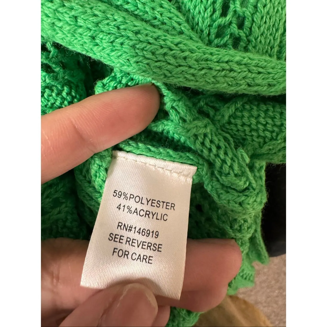 Fredman 1996 Green Knit Crop Top & Midi Skirt Set Size Small nwt - Image 8