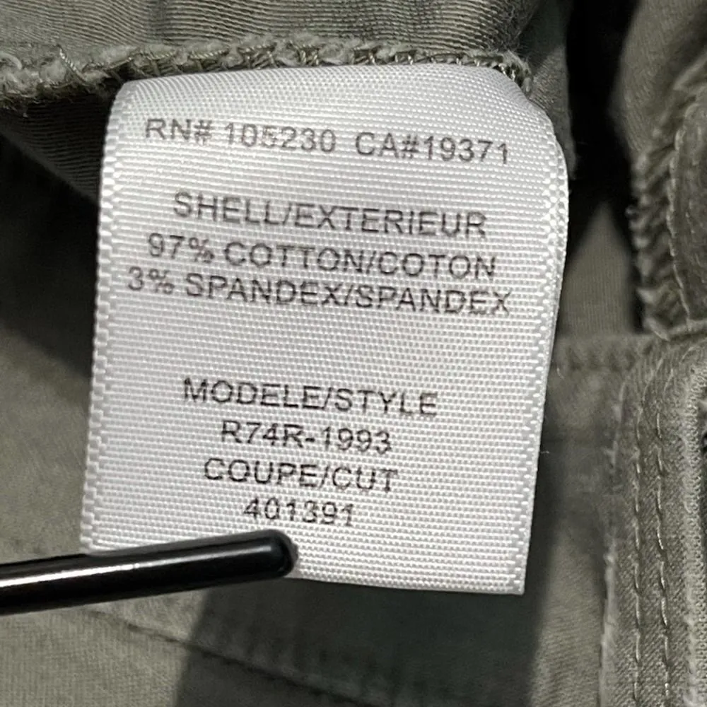 Joie Park Skinny‎ Zippered Utility Pants Green 0 - Image 13