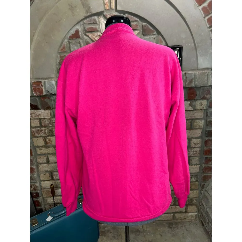 sweatshirt graphic hearts 1980s pink barbiecore Size L - Image 7