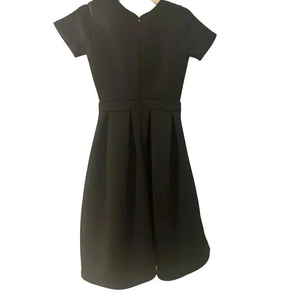 ASOS Fit Flare Little Black Dress Size 4 Dressy Classic Classy - Image 2