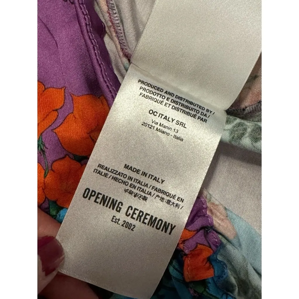 Opening Ceremony Women's Shirt‎ Size 42 Made In Italy Colorful Designer Modern - Image 15