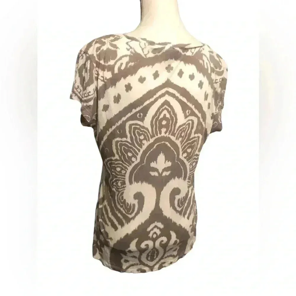 Y2K INC International Concepts Sequin Short Sleeve Tee Size XL - Image 2