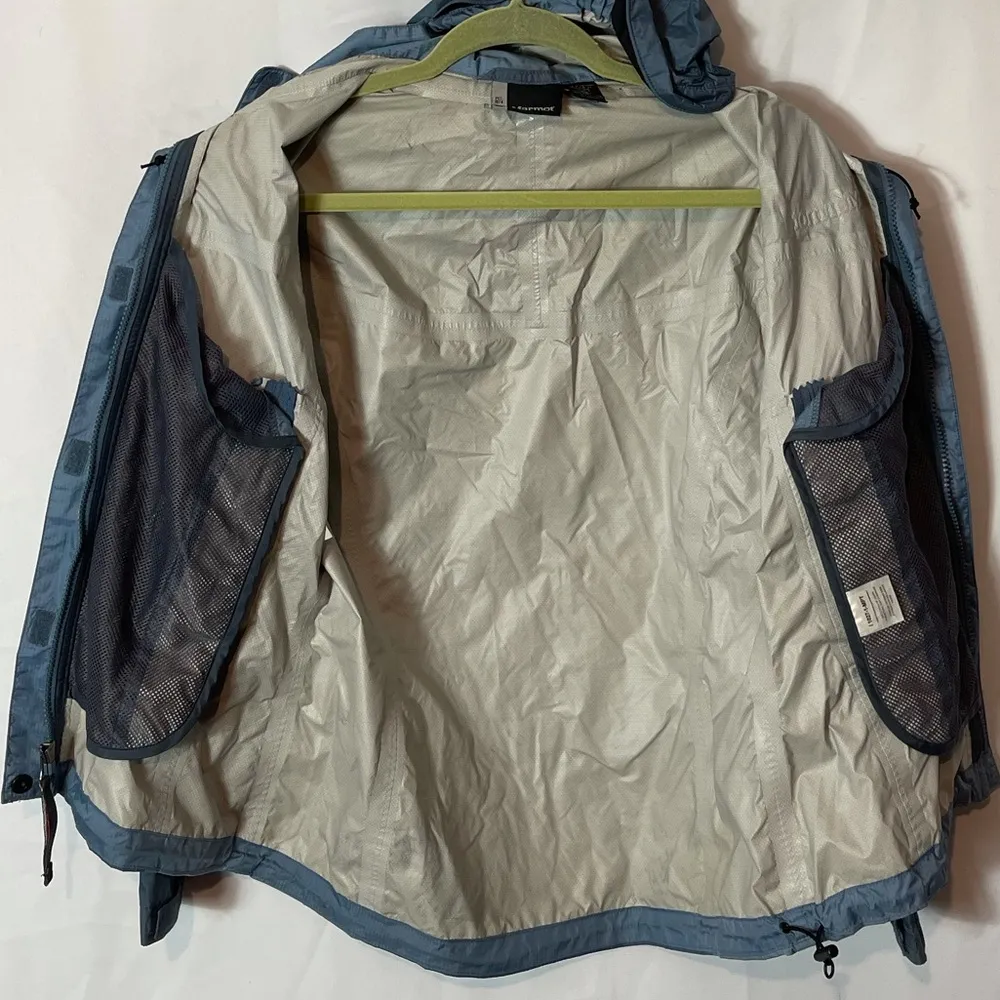 Marmot  Women’s Blue Precip Eco Jacket Size Extra Small - Image 4
