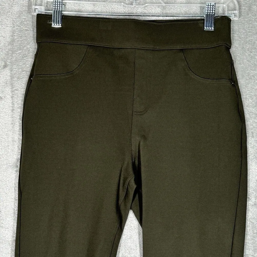 Spanx Pants Womens Small Green Shaping Tummy Control Skinny Office Preppy Casual - Image 4