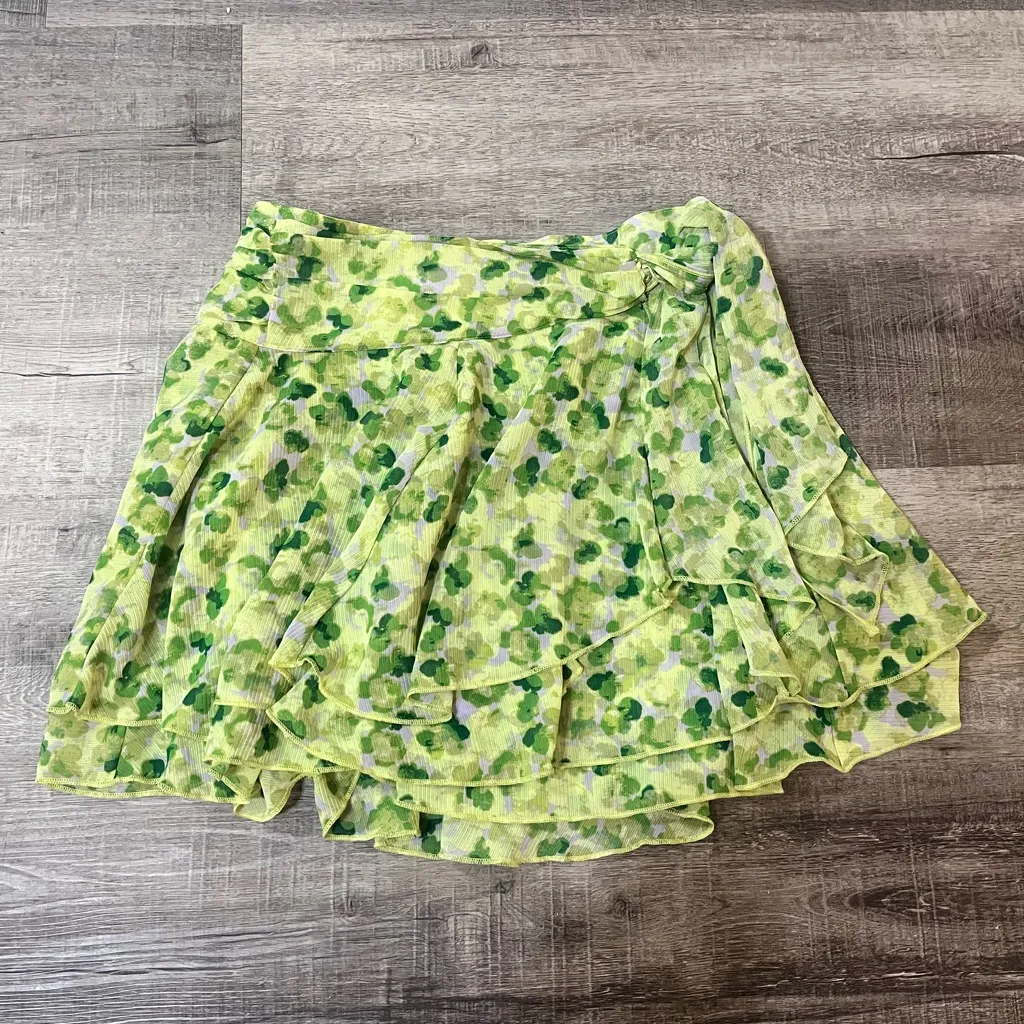 AERIE BY AMERICAN EAGLE Chiffon Wrap Mini Skirt - Image 3