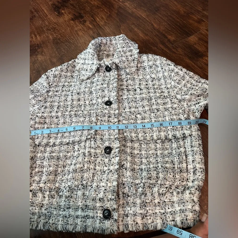 H&M  tweed bomber jacket - Image 13