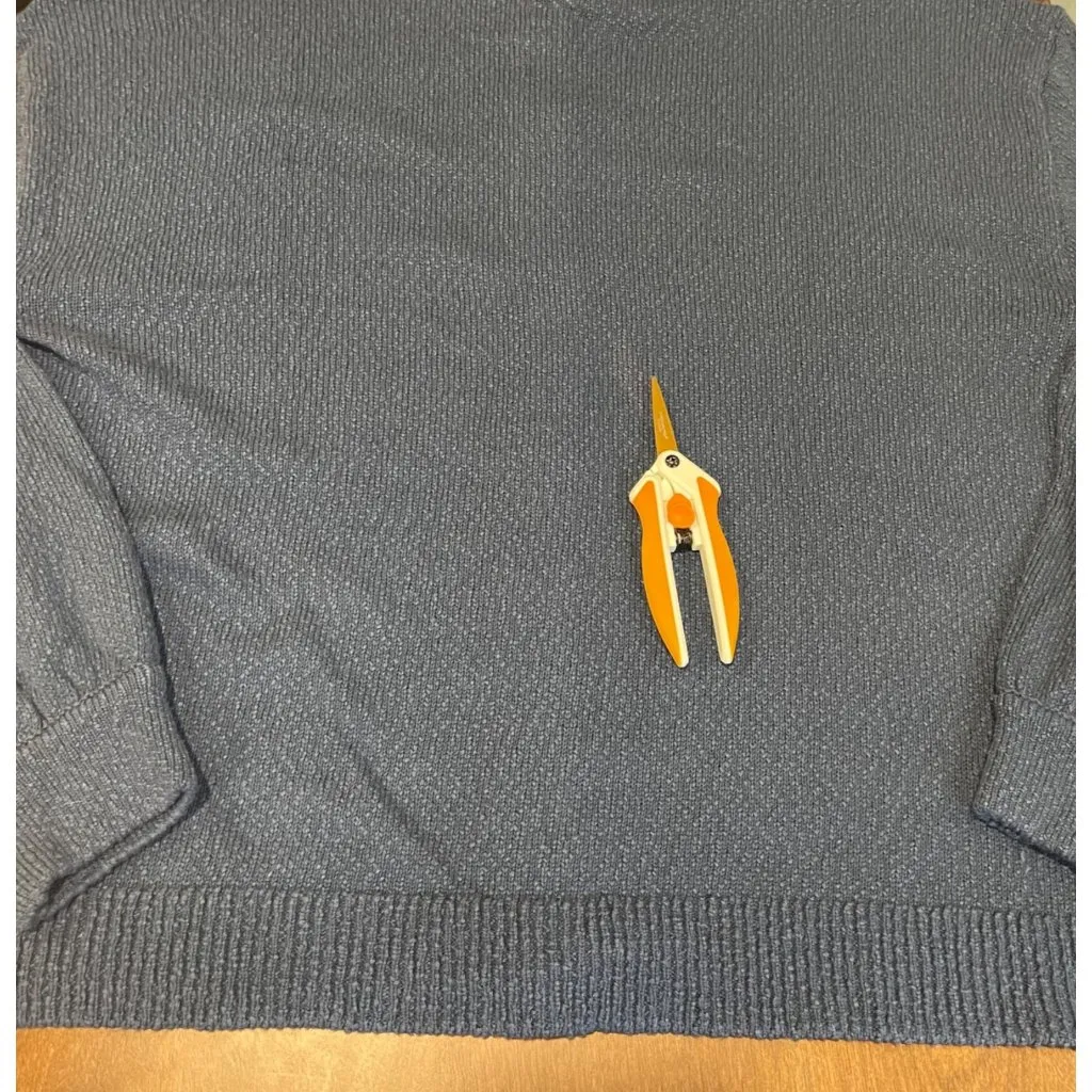 Free People FP Beach Cardigan Sweater Womens Size Medium Blue Oversized Casual - Image 6