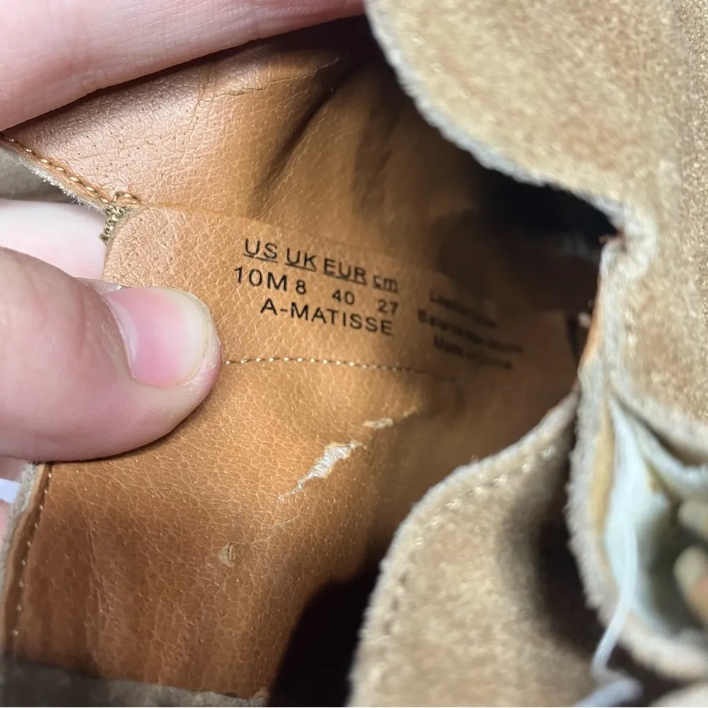 Franco Sarto Matisse suede ankle booties size 10 - Image 8