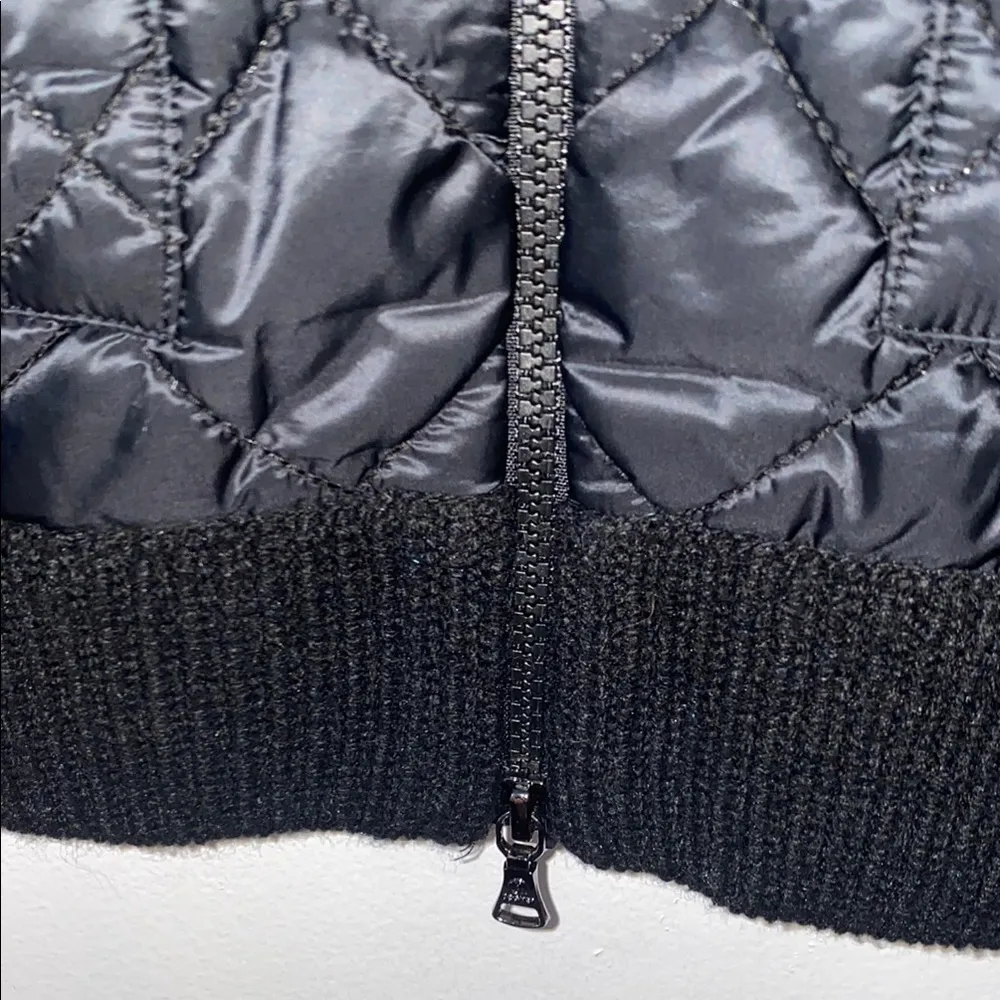 Black Quilted Jacket with Sequin Details - Image 11