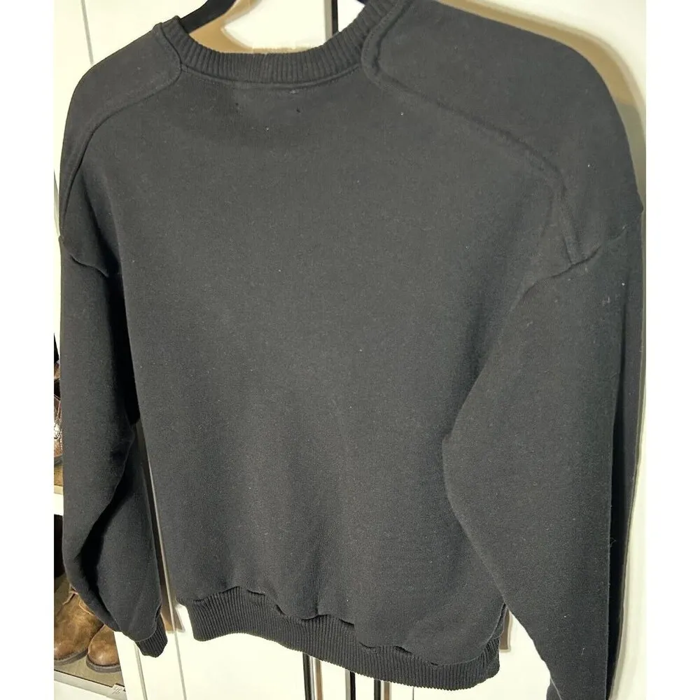 CRK x VIMMIA Revolve Stevie Sweatshirt Ribbed Crewneck Pullover Black Women‎ XS - Image 6